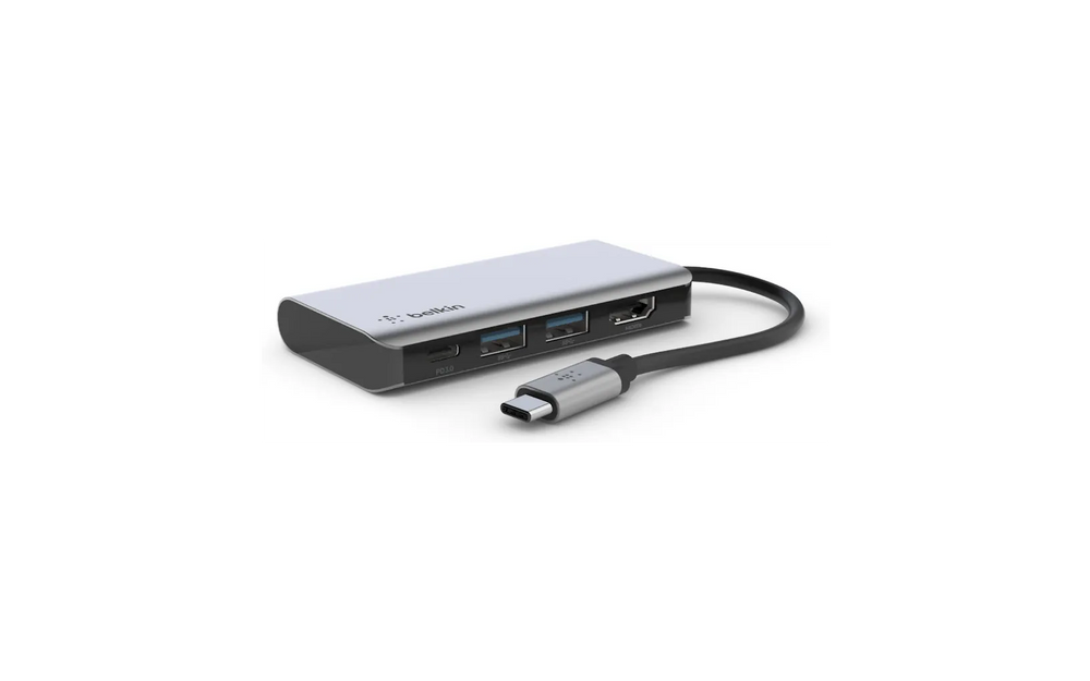 Belkin Connect USB-C-Hubi, 4 porttia
