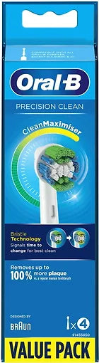 Oral-B Precision Clean 4-pack reservborstar