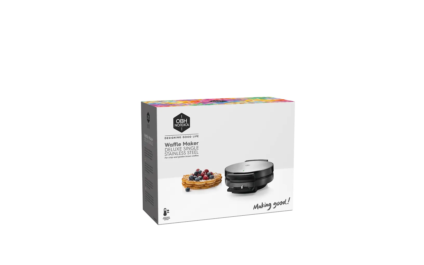 OBH Nordica Deluxe Single -vohvelirauta