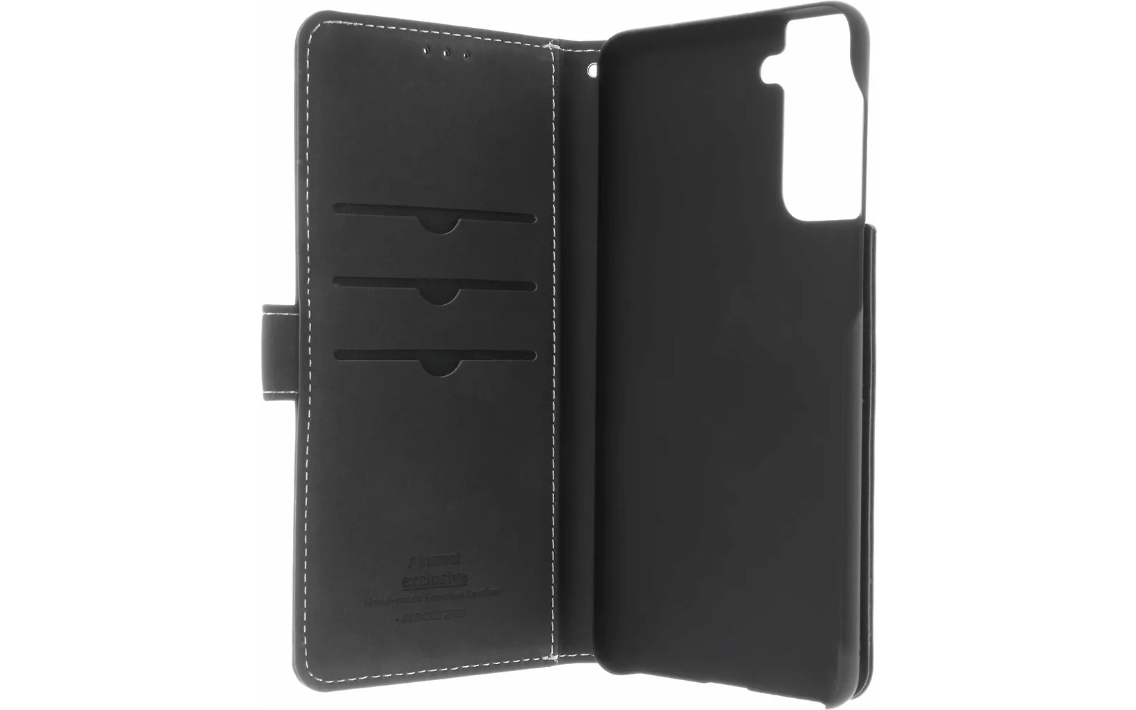 Insmat Exclusive Flip Case -suojakotelo, Samsung S21, musta