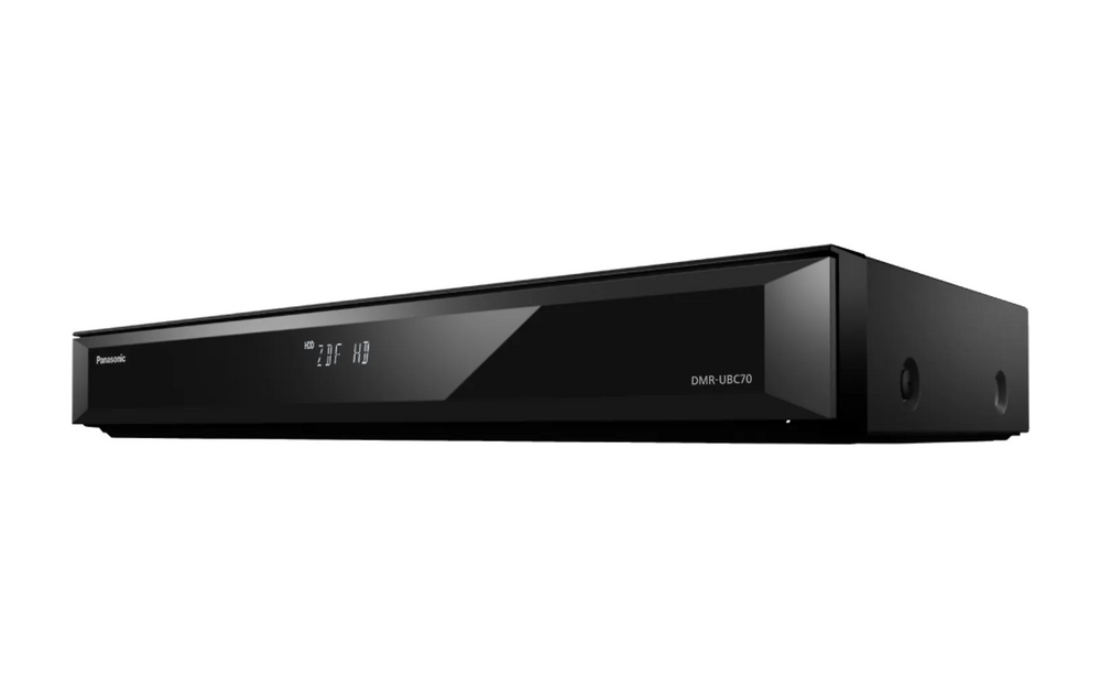 Panasonic DMR-UBC70EGK 4K UHD -skaalaava Blu-ray -soitin ja 500 Gt HD-digiboksi, musta