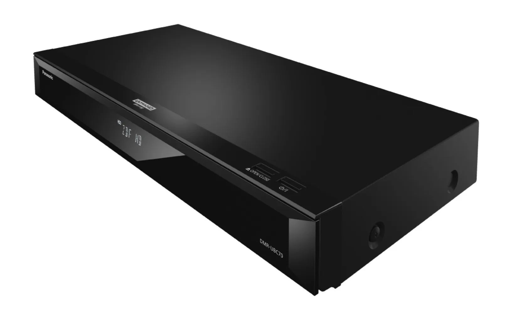 Panasonic DMR-UBC70EGK 4K UHD -skaalaava Blu-ray -soitin ja 500 Gt HD-digiboksi, musta