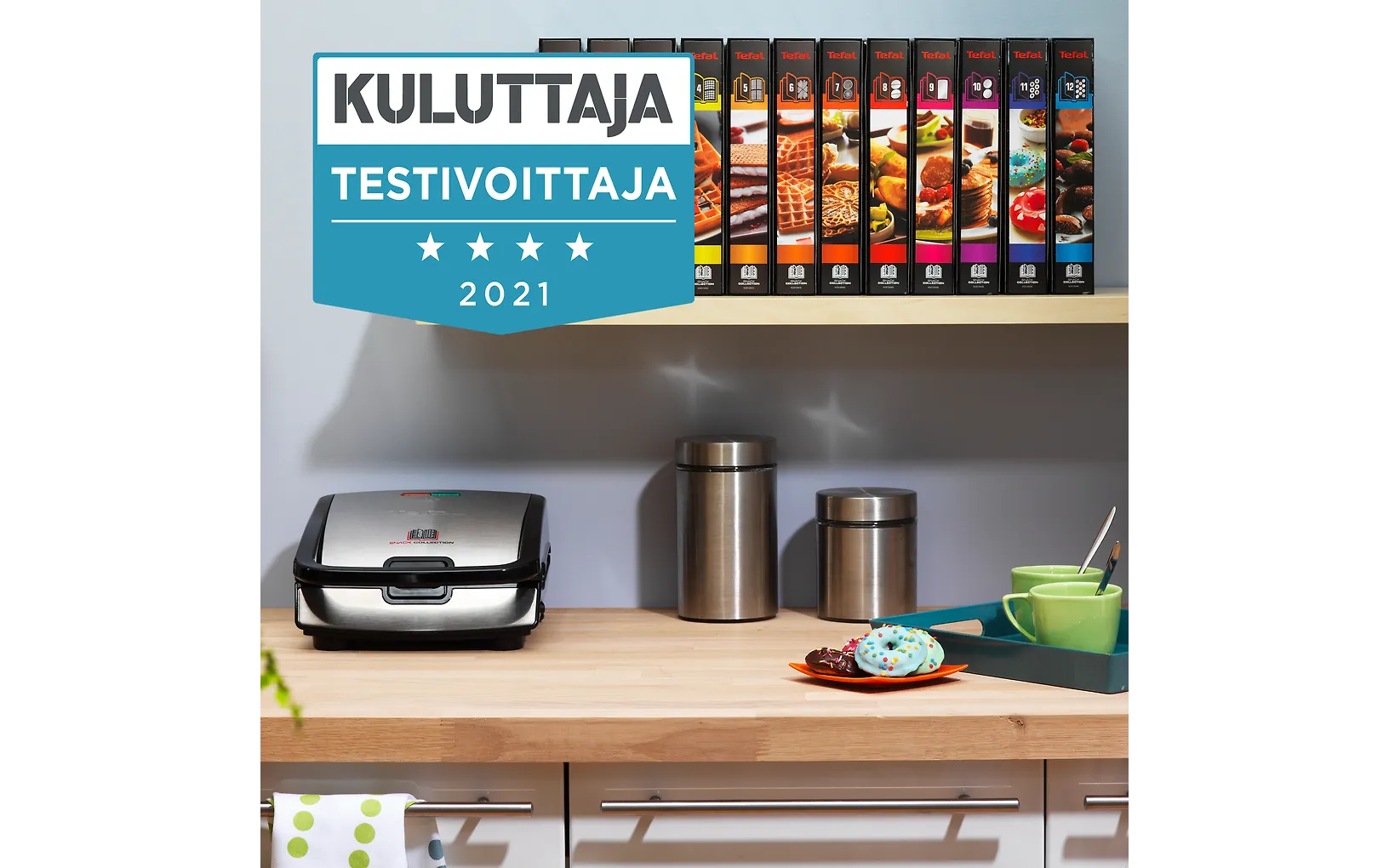 Tefal Snack Collection -smörgåsgrill och våffeljärn