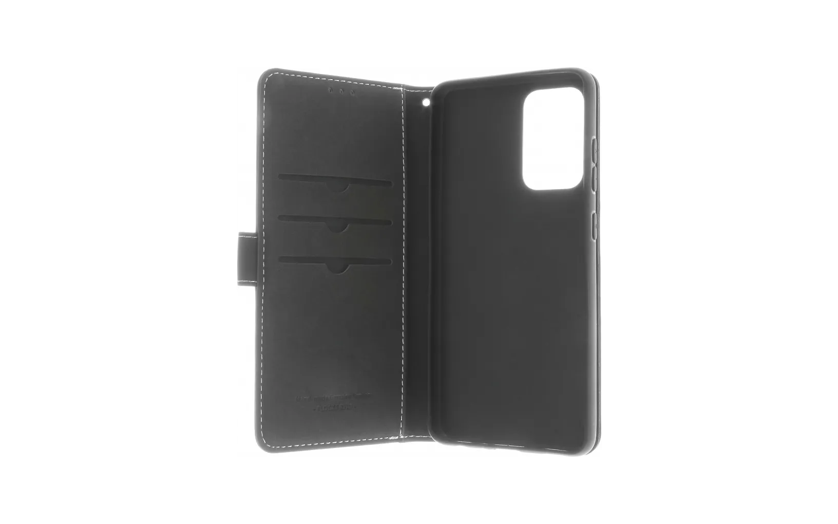 Insmat Exclusive Flip Case -lompakkokotelo, Samsung Galaxy A53 5G, musta