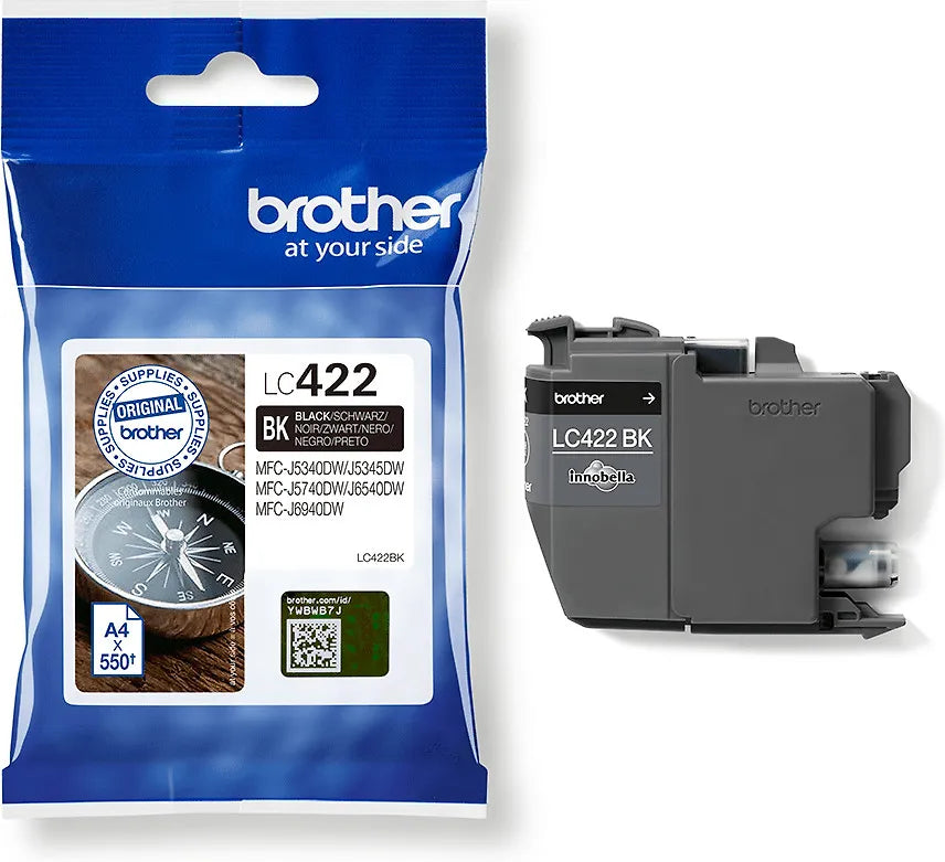 Brother LC422BK bläckpatron, svart