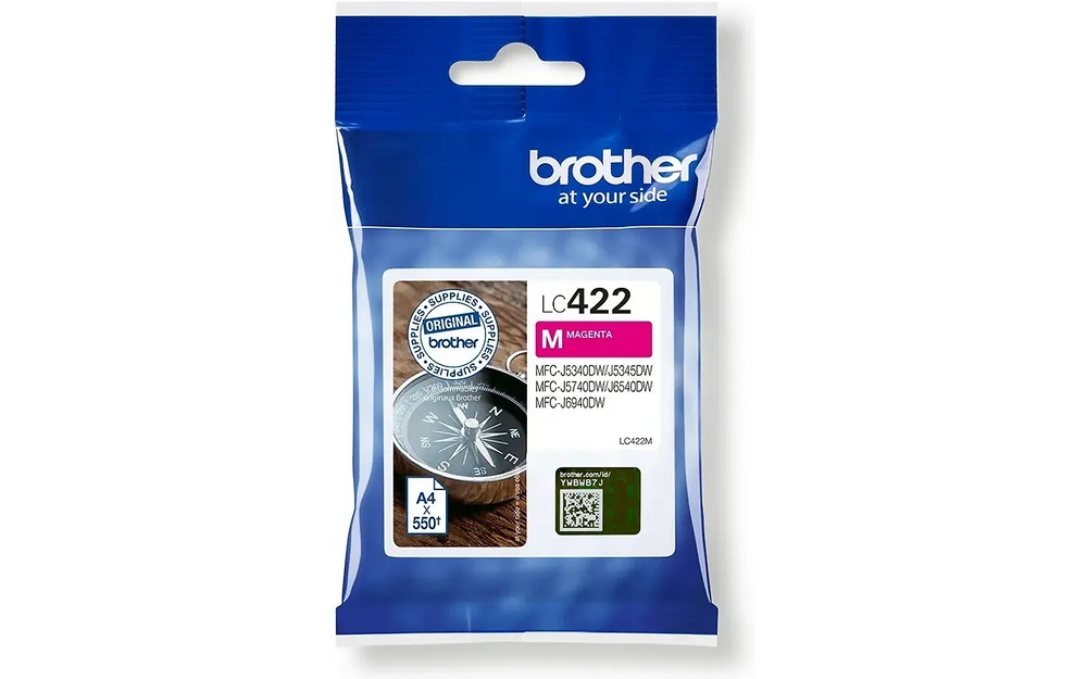 Brother LC422M bläckpatron, magenta