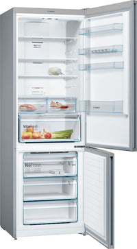 Bosch KGN49XLEA Serie 4, Jääkaappipakastin, inox-look