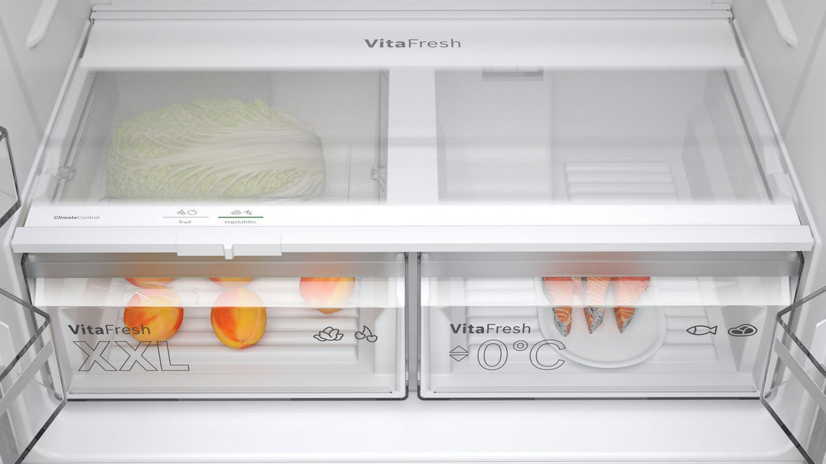 Bosch KFN96VPEA Serie 4, French door -jääkaappipakastin, 4 ovea, teräs – kuva 5