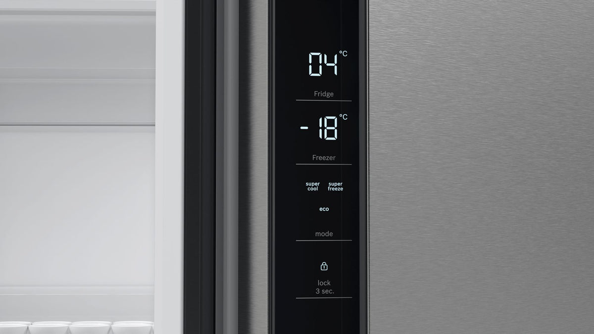 Bosch KFN96VPEA Serie 4, French door -jääkaappipakastin, 4 ovea, teräs – kuva 3
