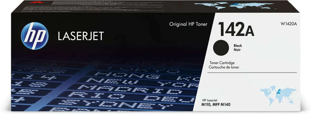HP 142A -laservärikasetti, musta - E-store.fi