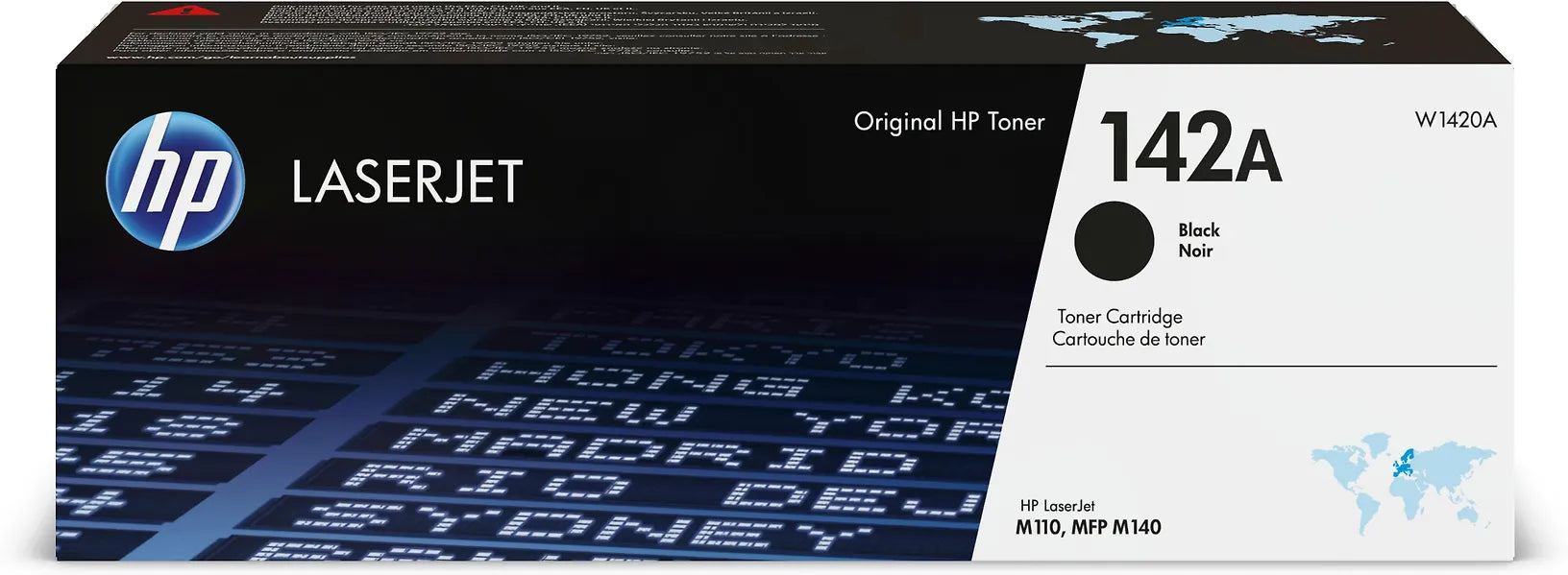 HP 142A -laservärikasetti, musta - E-store.fi