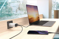 GP GaN PD 65 W -verkkovirtalaturi, 2x USB-C + 1x USB-A, valkoinen – kuva 6