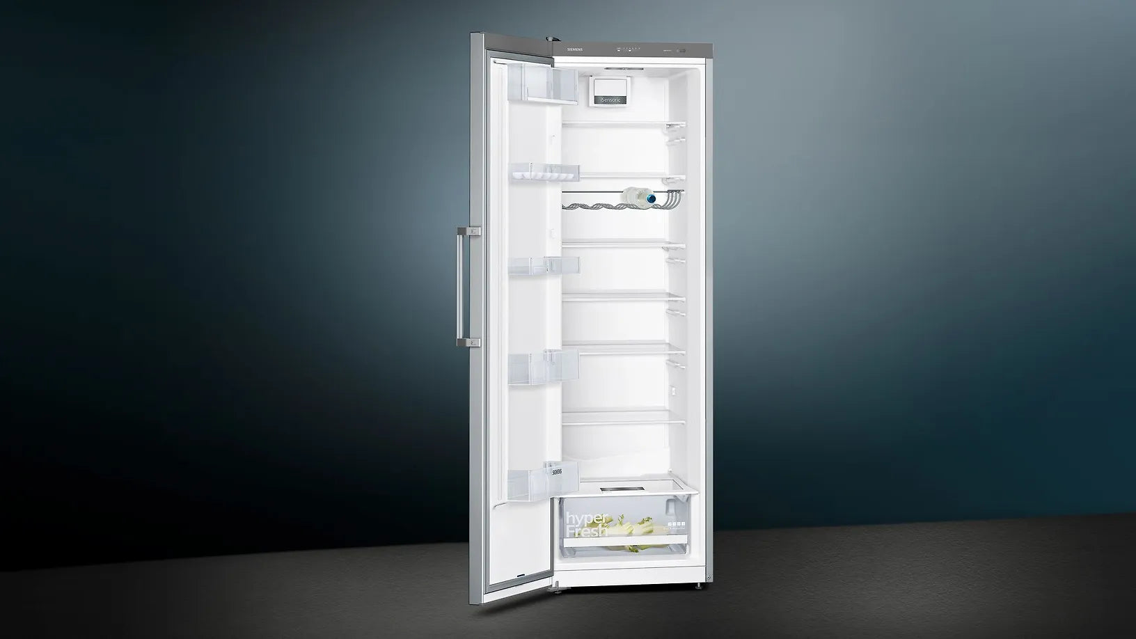 Siemens KS36VVIEP iQ300 kylskåp, stål