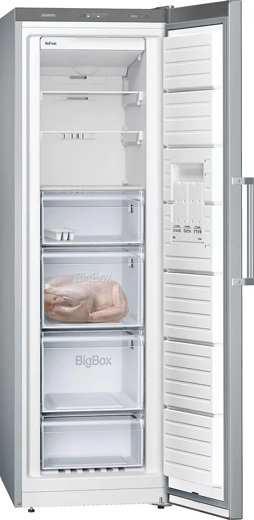 Siemens GS36NVIEP iQ300 kaappipakastin, teräs
