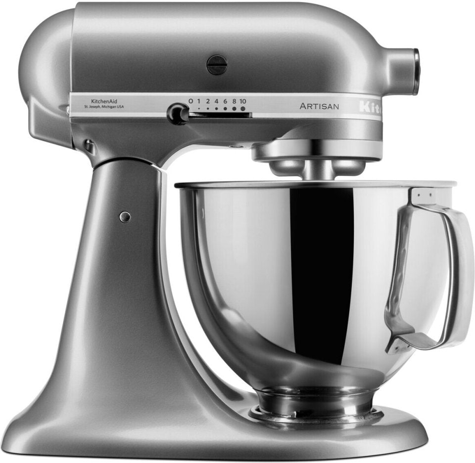 KitchenAid Artisan 5KSM175PSECU -yleiskone, hopea