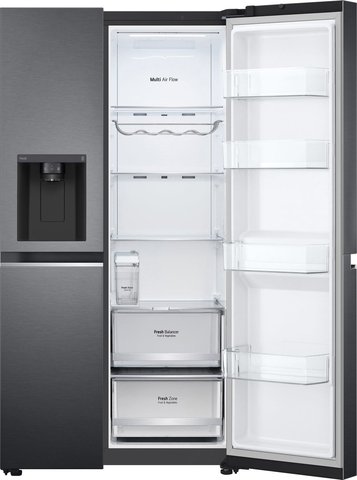 LG GSLV71MCLE -Side By Side, musta teräs – kuva 5