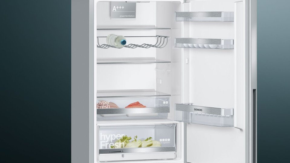 Siemens KG36EAICA iQ500 jääkaappipakastin, teräs