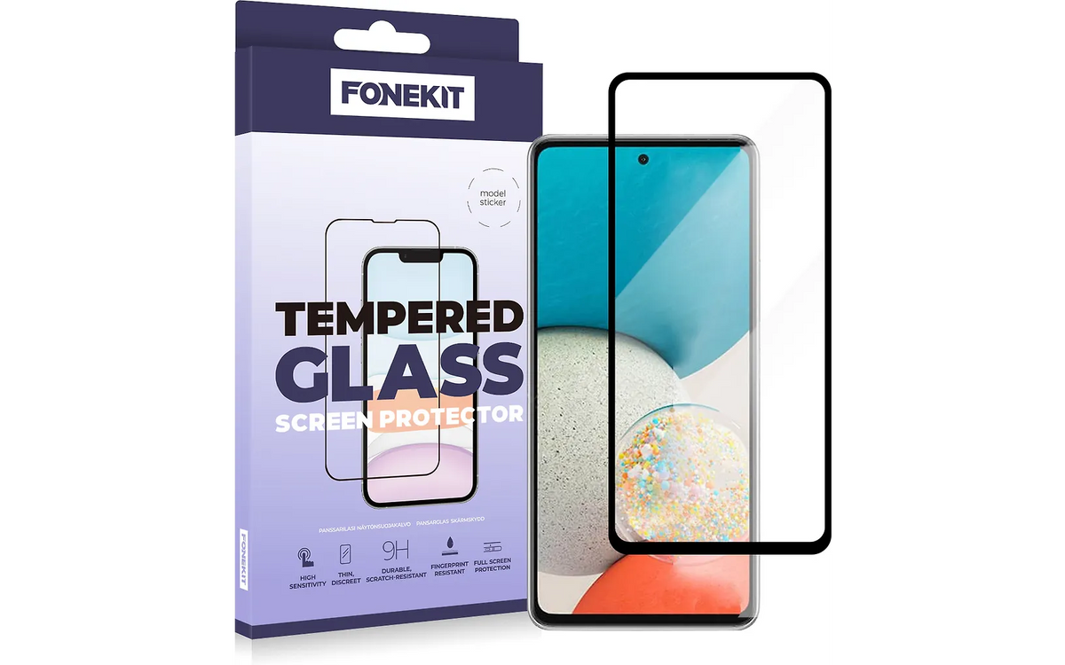 FoneKit Full Cover-skärmskydd, Samsung Galaxy A53