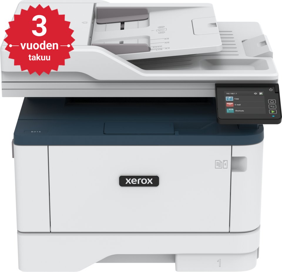 Xerox B315 -mustavalkolasermonitoimitulostin