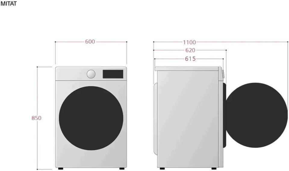 LG P4AVBS2WE pyykinpesukone