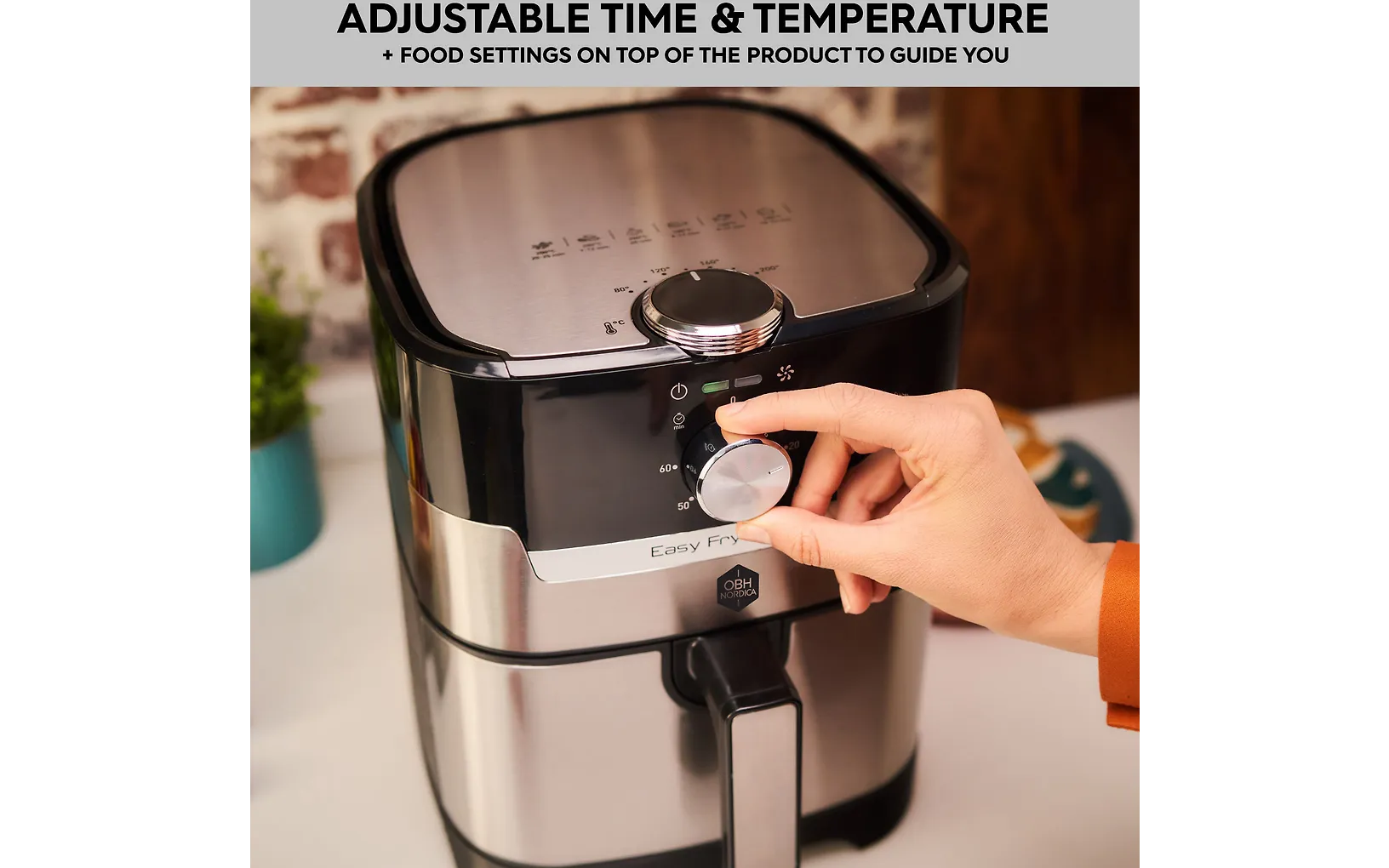 OBH Nordica Easy Fry & Grill Classic+ 2-in-1 airfryer