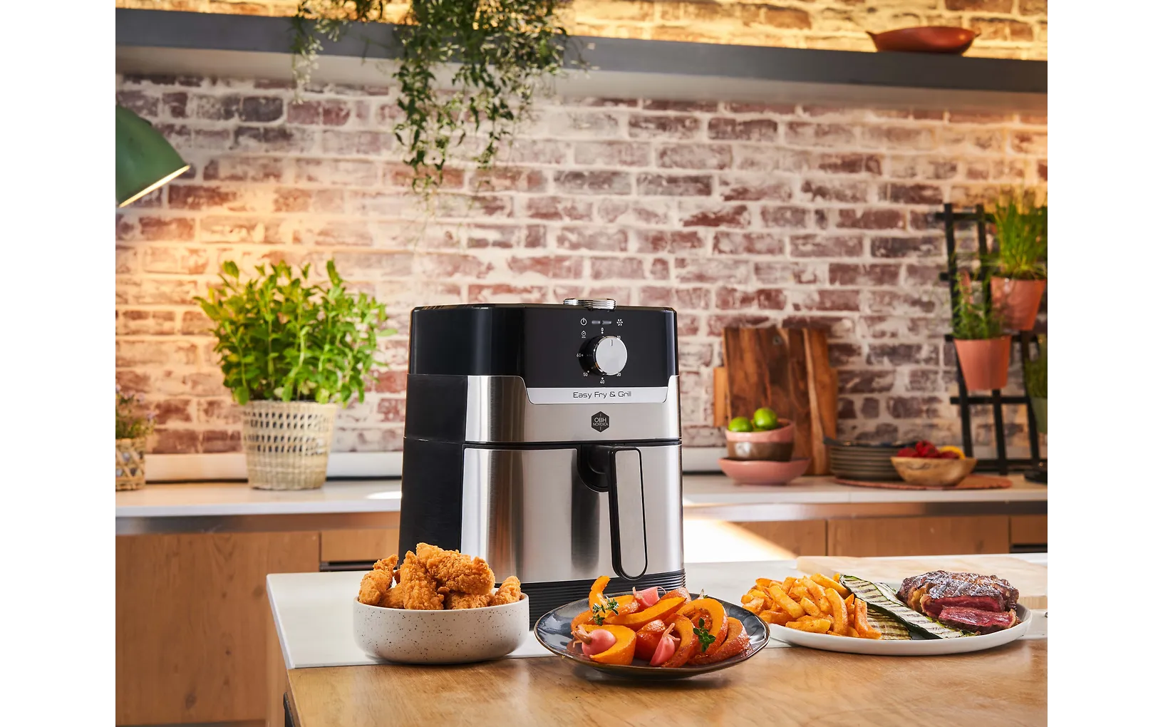 OBH Nordica Easy Fry & Grill Classic+ 2-in-1 airfryer