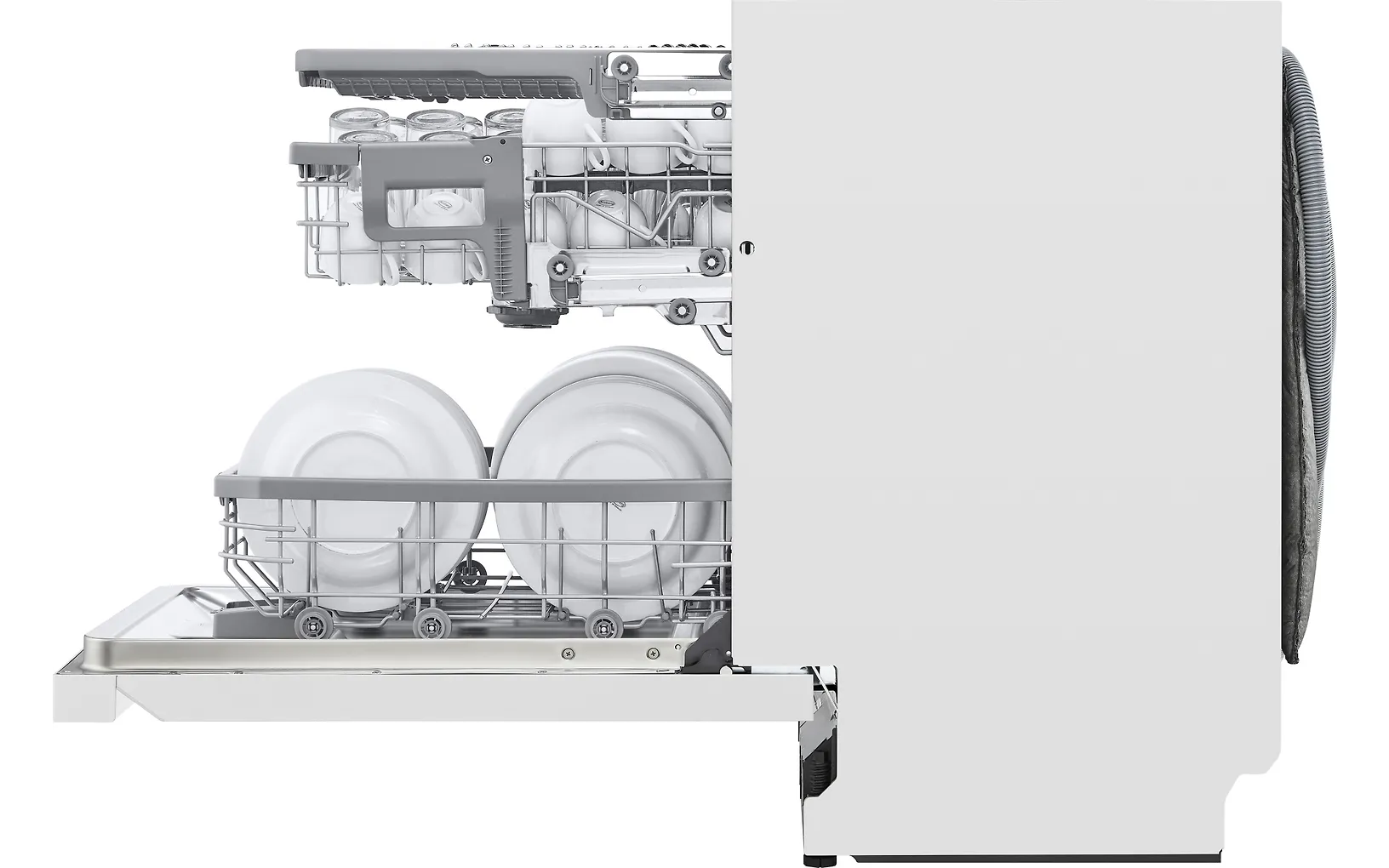 LG DU355FW diskmaskin, vit