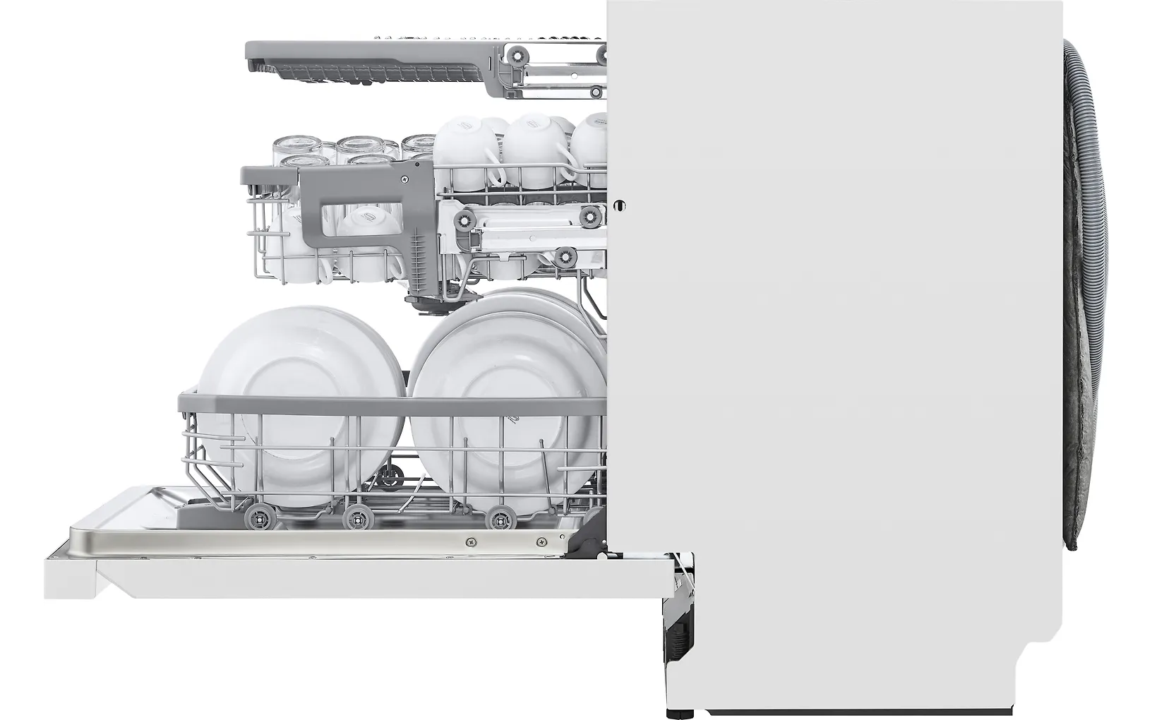 LG DU355FW diskmaskin, vit