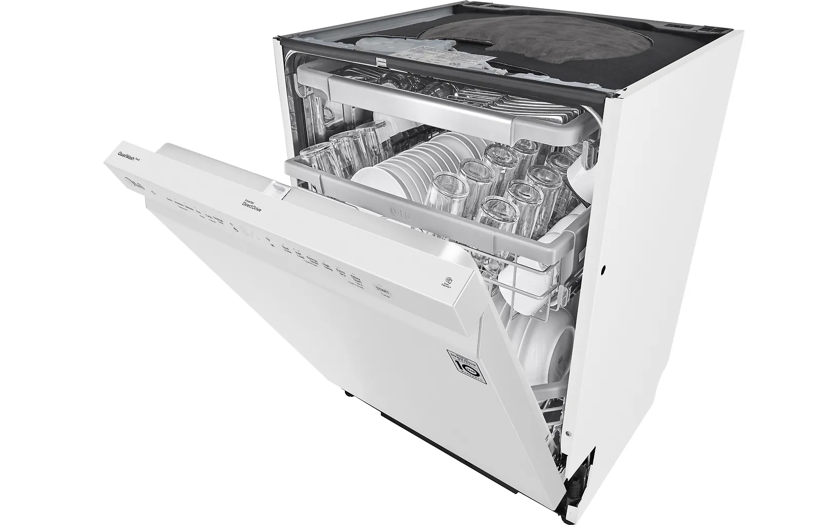 LG DU355FW diskmaskin, vit