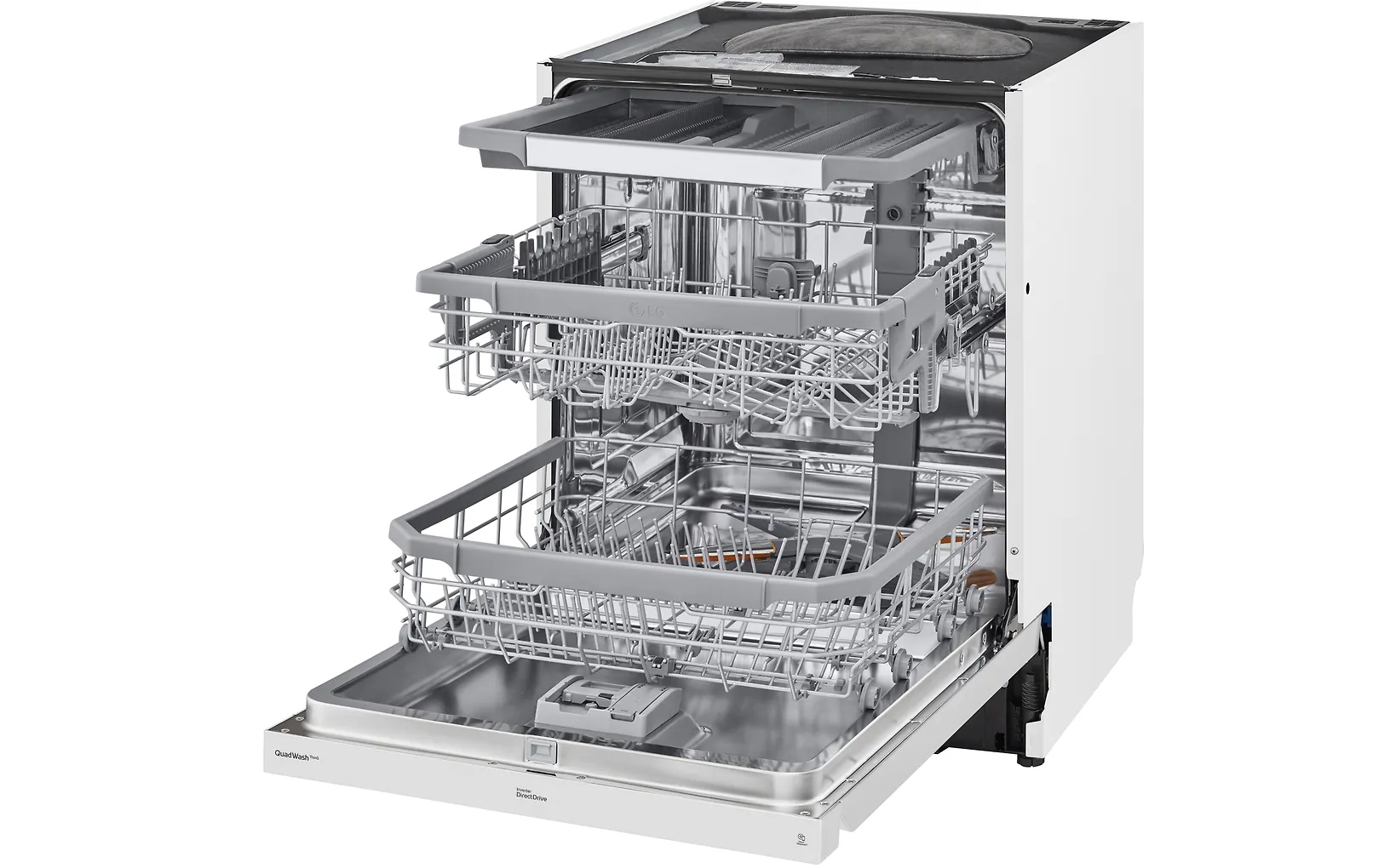 LG DU355FW diskmaskin, vit