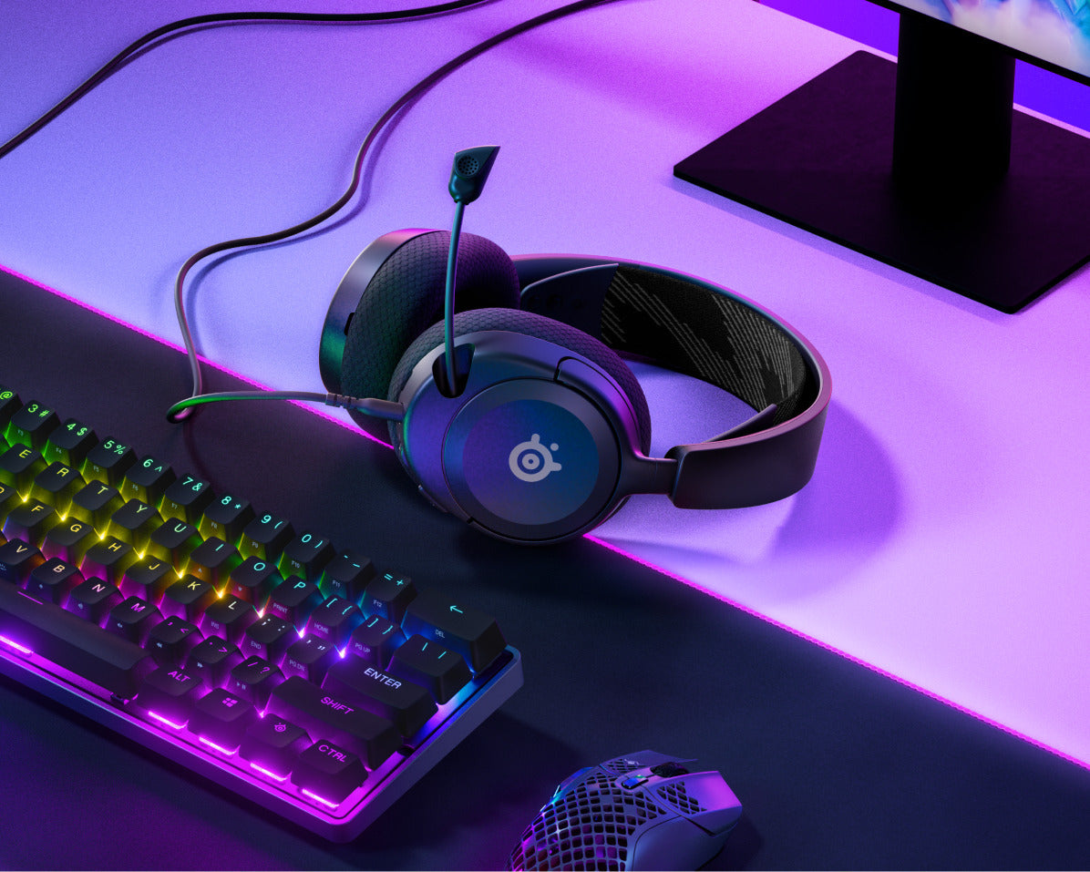 Steelseries Arctis Nova 1 -pelikuulokkeet, musta – kuva 5