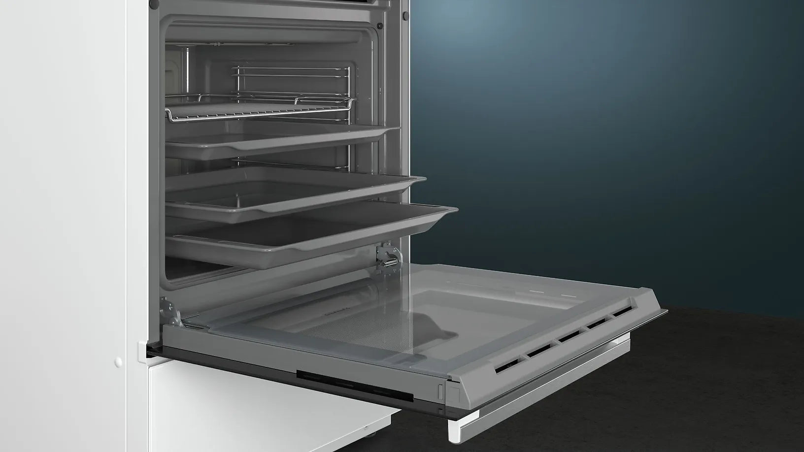 Siemens HK9S5A220U iQ500 keraaminen liesi, valkoinen