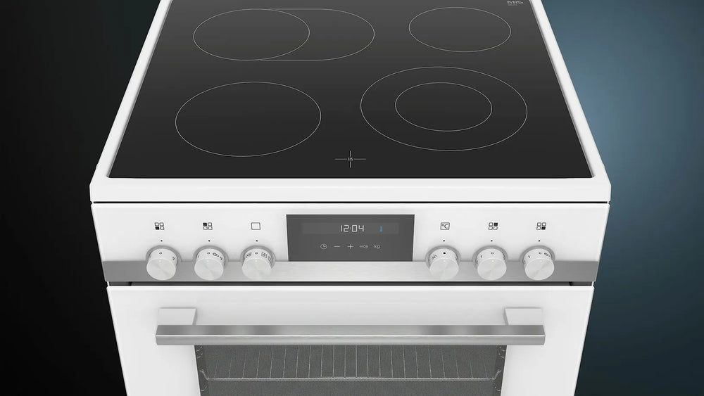 Siemens HK9S5A220U iQ500 keraaminen liesi, valkoinen