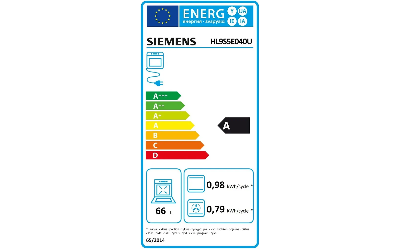 Siemens HL9S5E040U iQ500 induktioliesi, teräs