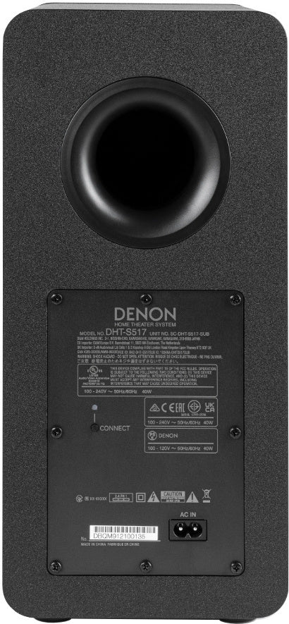 Denon DHT-S517 -soundbar langattomalla subwooferilla
