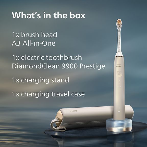 Philips Sonicare DiamondClean 9900 Prestige HX9992/11 sähköhammasharja, samppanja – kuva 11