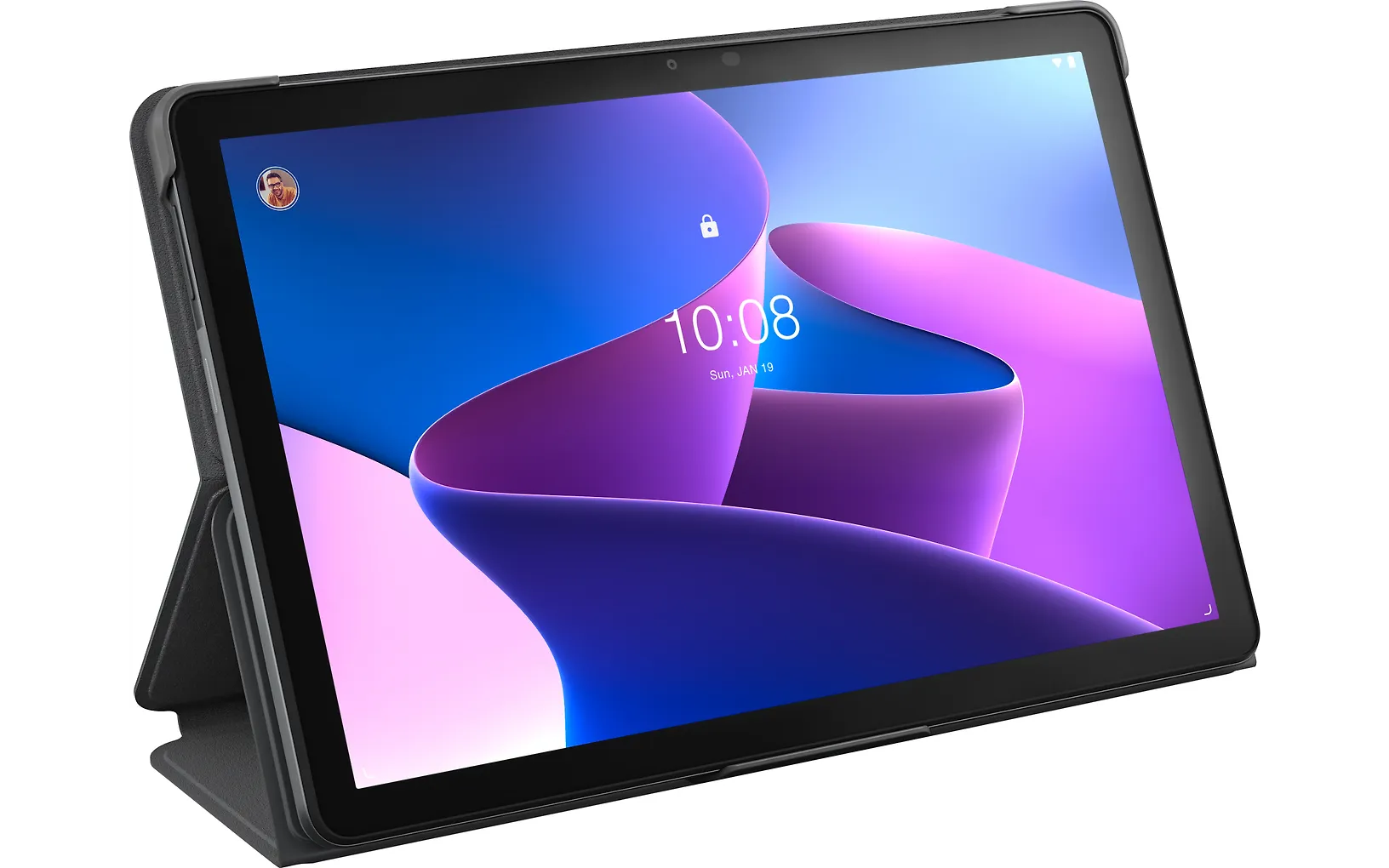 Lenovo Folio Case for Tab M10 3rd Gen -suojakuori, musta