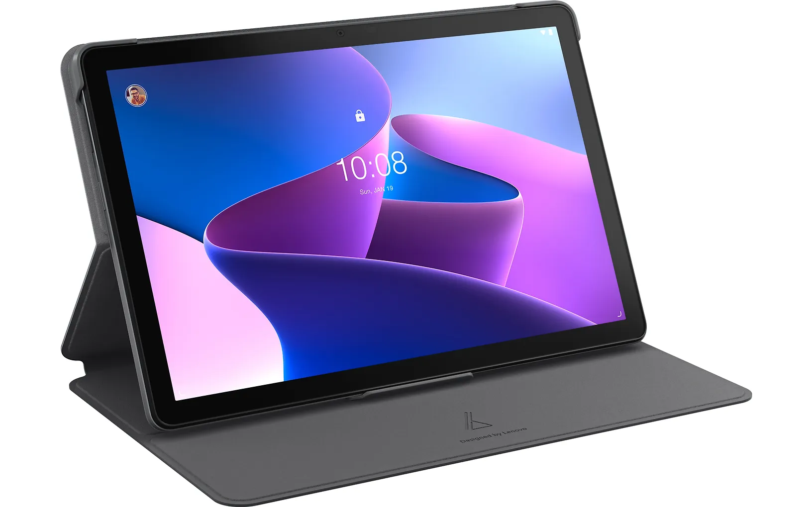 Lenovo Folio Case for Tab M10 3rd Gen -suojakuori, musta