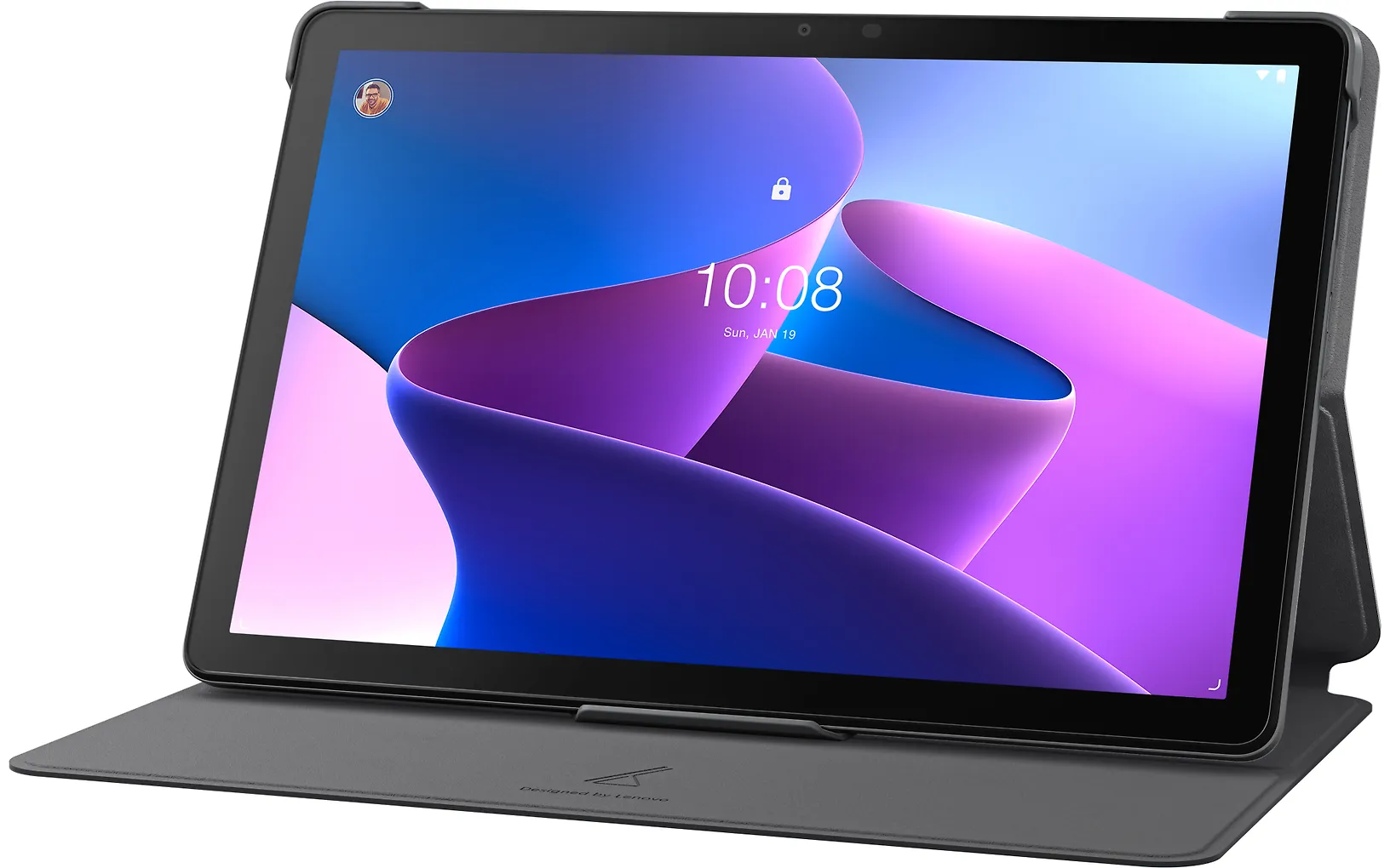 Lenovo Folio Case for Tab M10 3rd Gen -suojakuori, musta