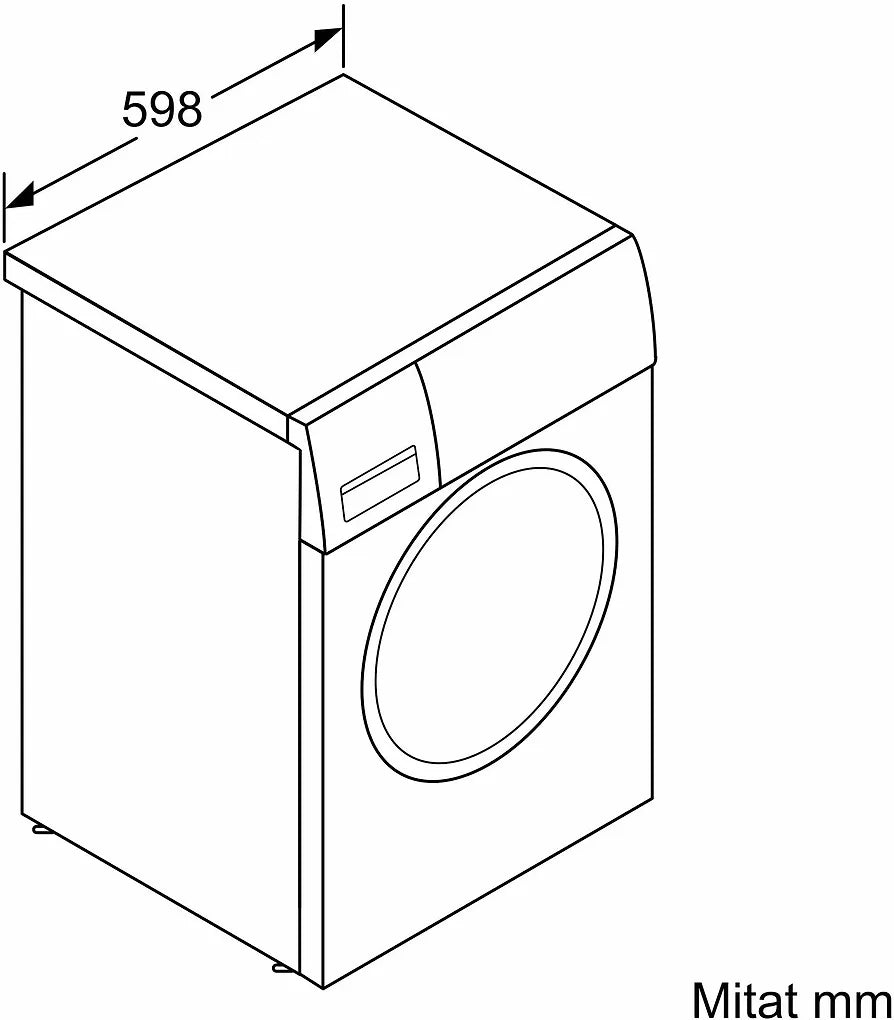 Bosch WAU28PI0SN Serie 6 tvättmaskin