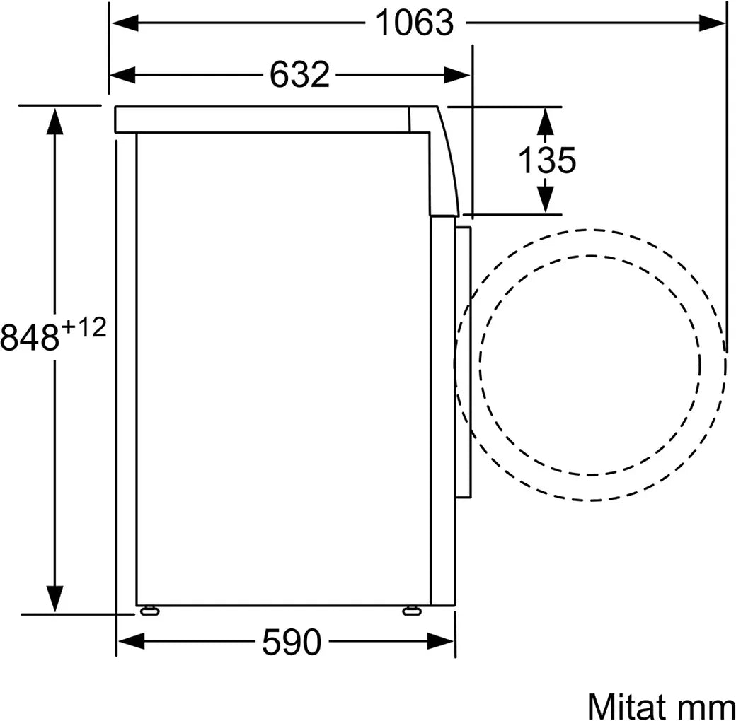 Bosch WAU28PI0SN Serie 6 tvättmaskin