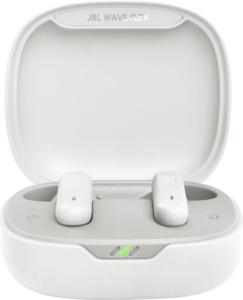JBL Wave Flex in-ear-hörlurar, vita
