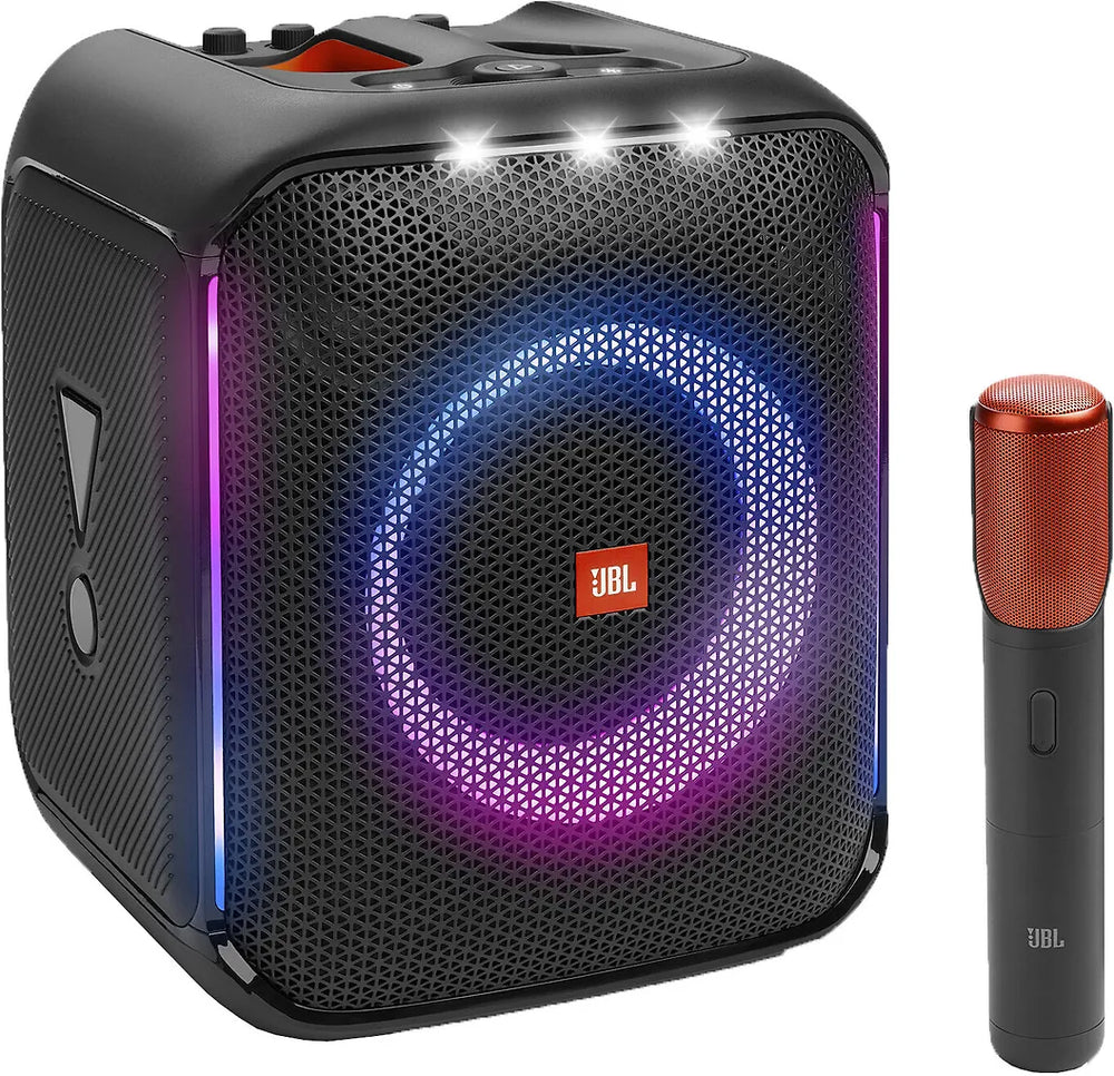 JBL PartyBox Encore -kaiutin ja mikrofoni, musta