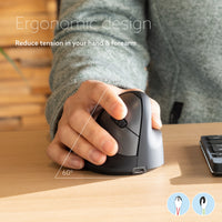 R-Go HE Break -ergonominen hiiri, BT, M-koko, oikealle kädelle – kuva 8