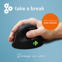 R-Go HE Break -ergonominen hiiri, BT, M-koko, oikealle kädelle – kuva 4