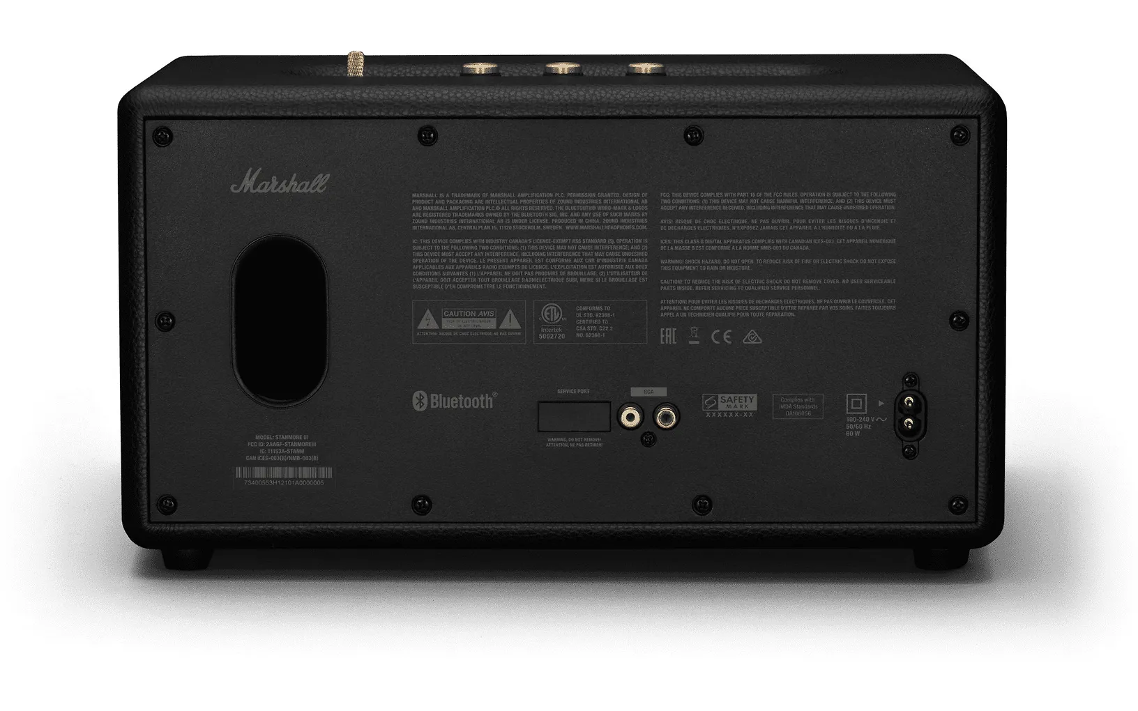 Marshall Stanmore III -Bluetooth-kaiutin, musta