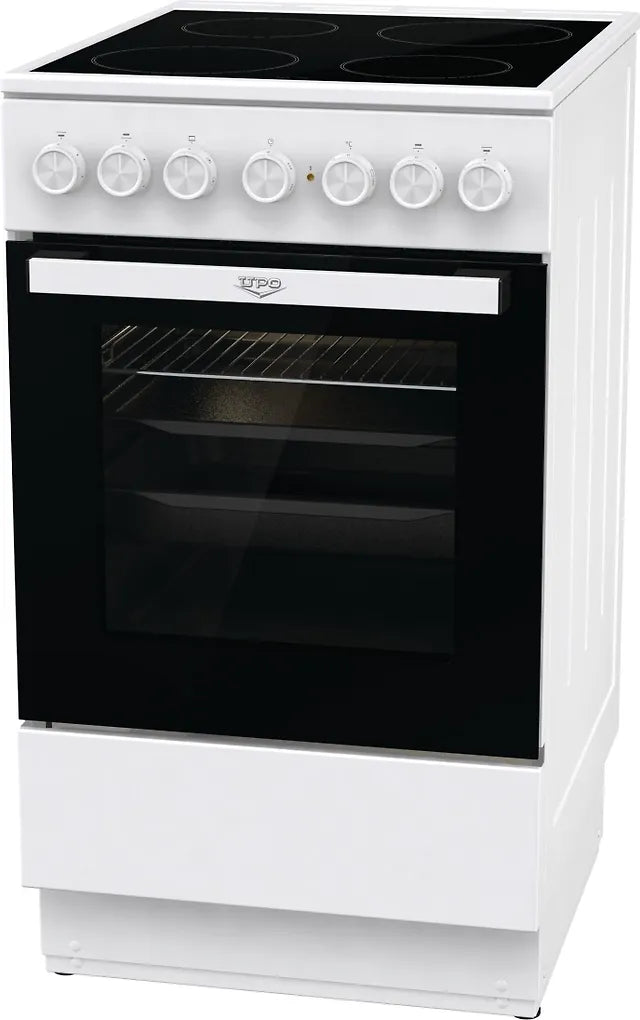 Upo UEC5B20W keramisk säkerhetsspis, vit