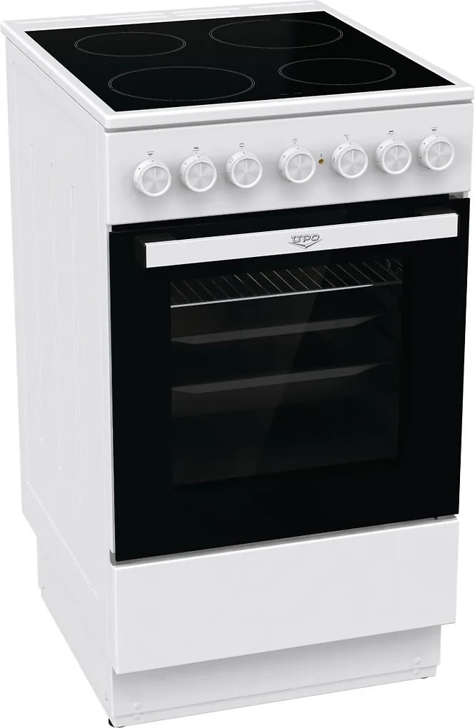 Upo UEC5B20W keramisk säkerhetsspis, vit