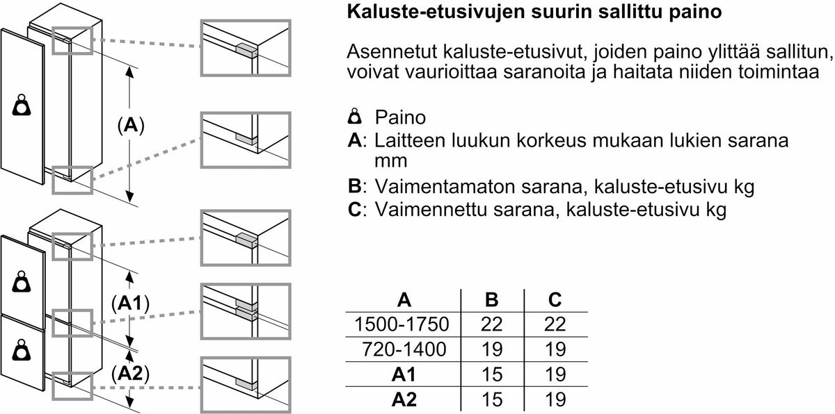 Siemens KI81RAFE1 iQ500 integroitava jääkaappi – kuva 12