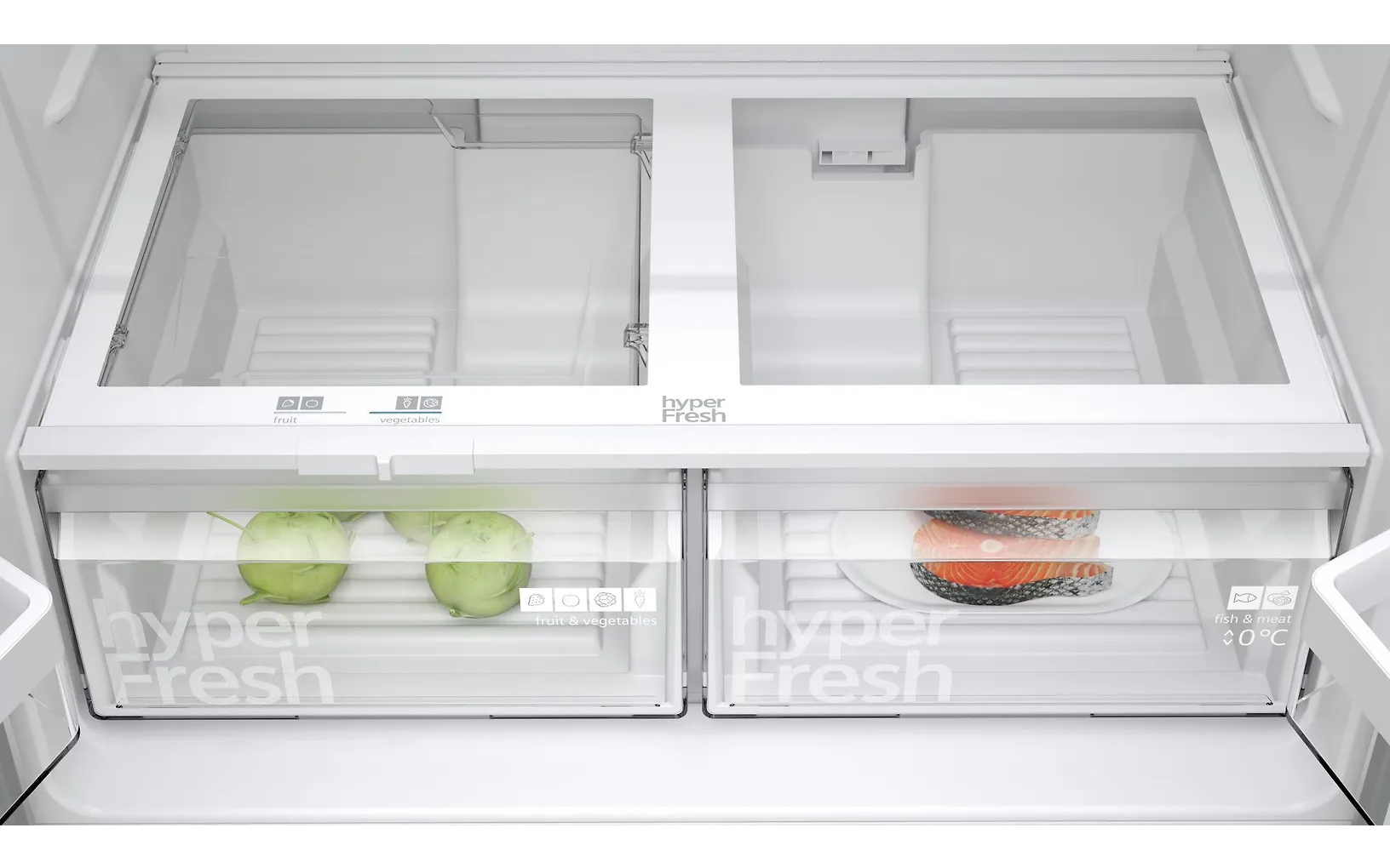 Siemens KF96NVPEA iQ300 French Door Side By Side, teräs